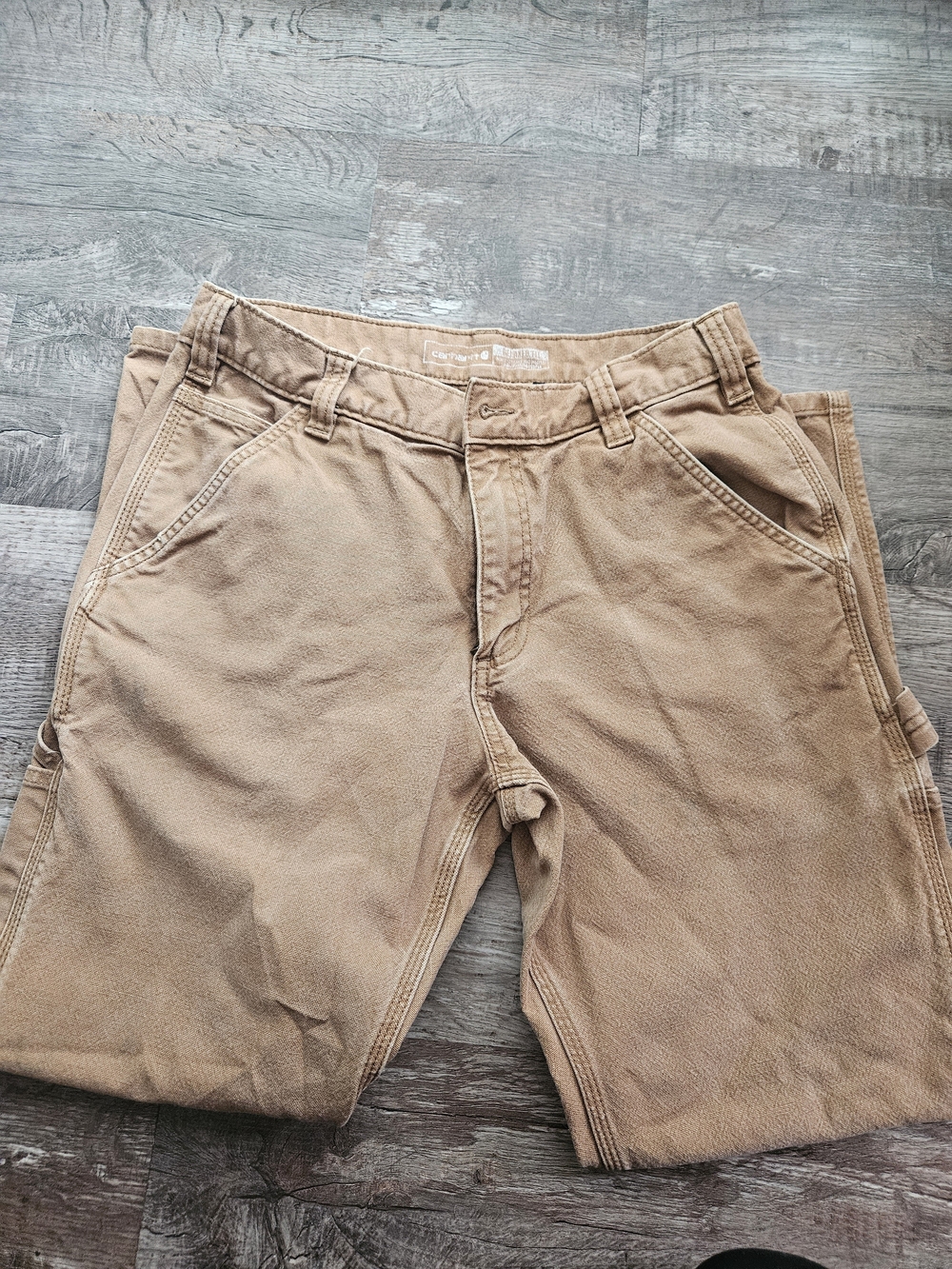 Carhartt Men's Brown/Tan Cargo Work Pants